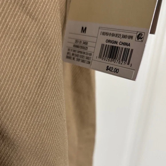 Woolrich Beige/Tan Casual Dress with Branded Neck Label - Picture 7 of 8